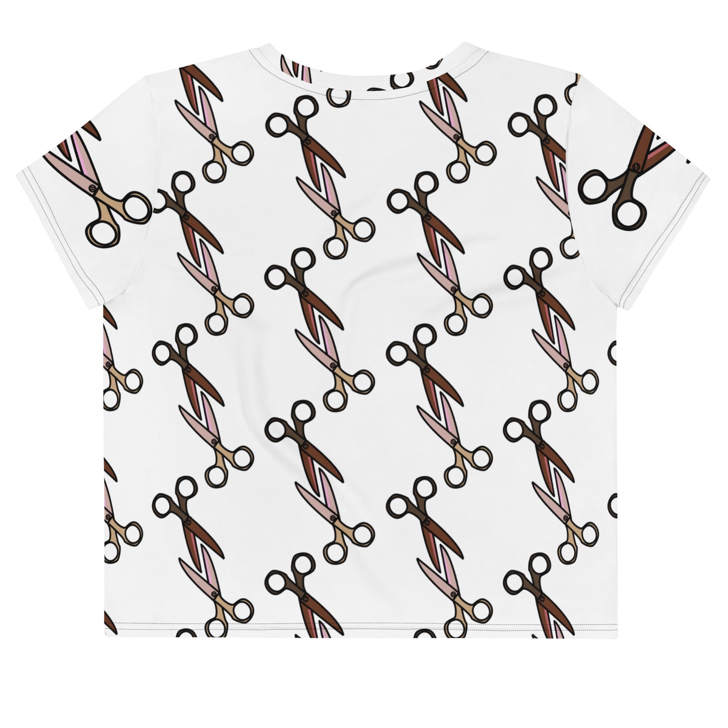 Scissor(ing) Crop Tee