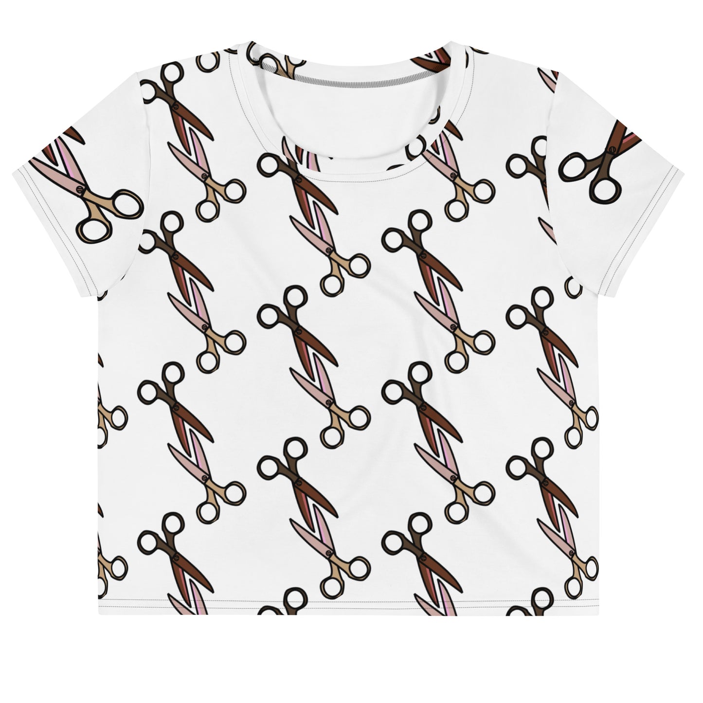 Scissor(ing) Crop Tee