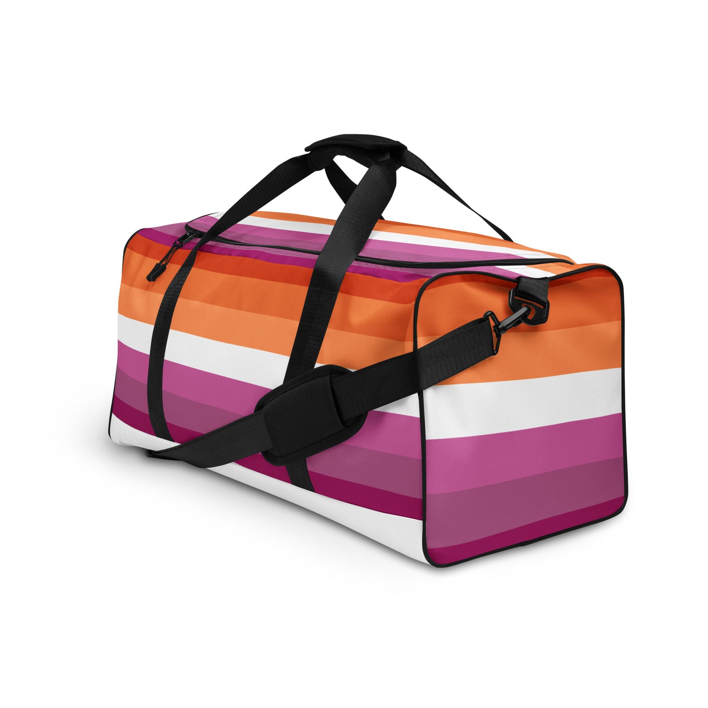 Lesbian Flag Duffle Bag