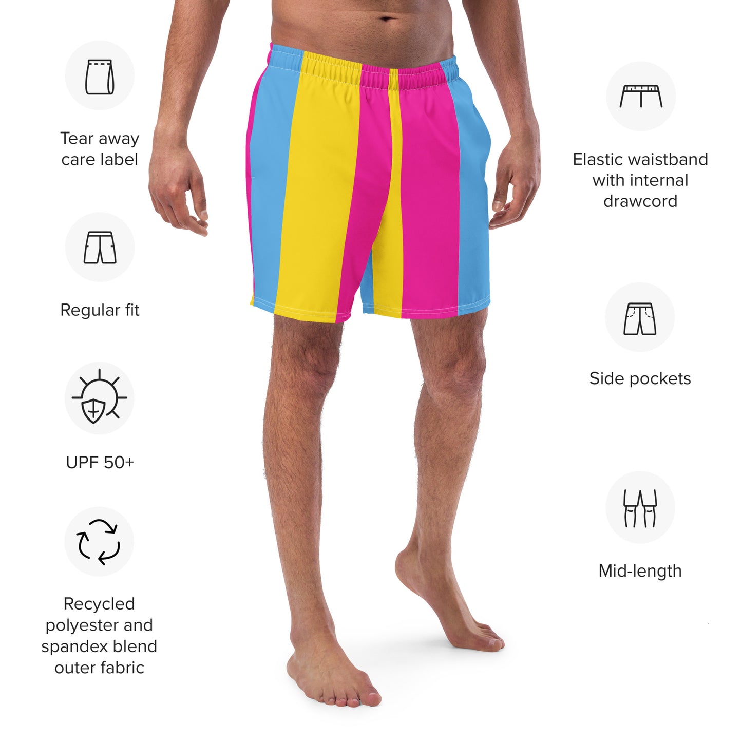 Pansexual Swim Trunks