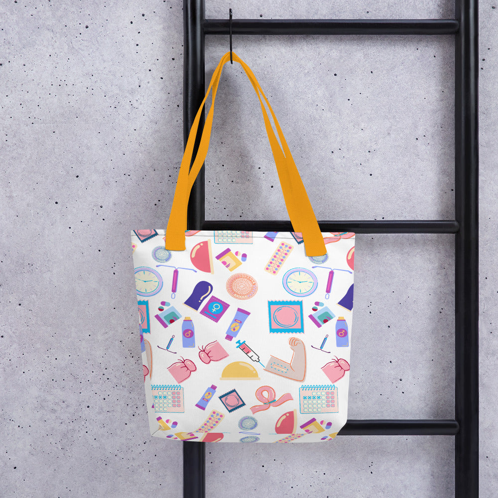 Birth Control Tote bag
