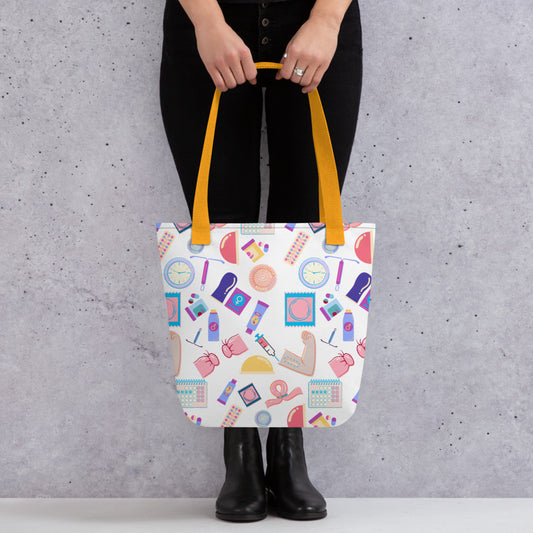 Birth Control Tote bag