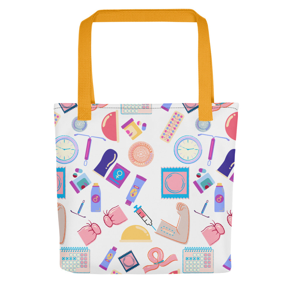 Birth Control Tote bag