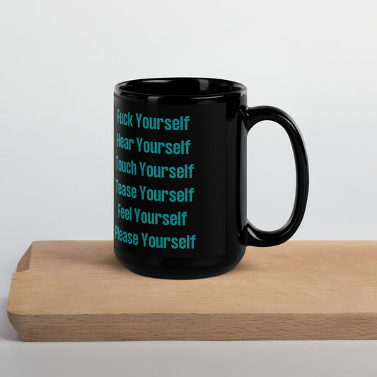 Fuck Yourself Black Mug
