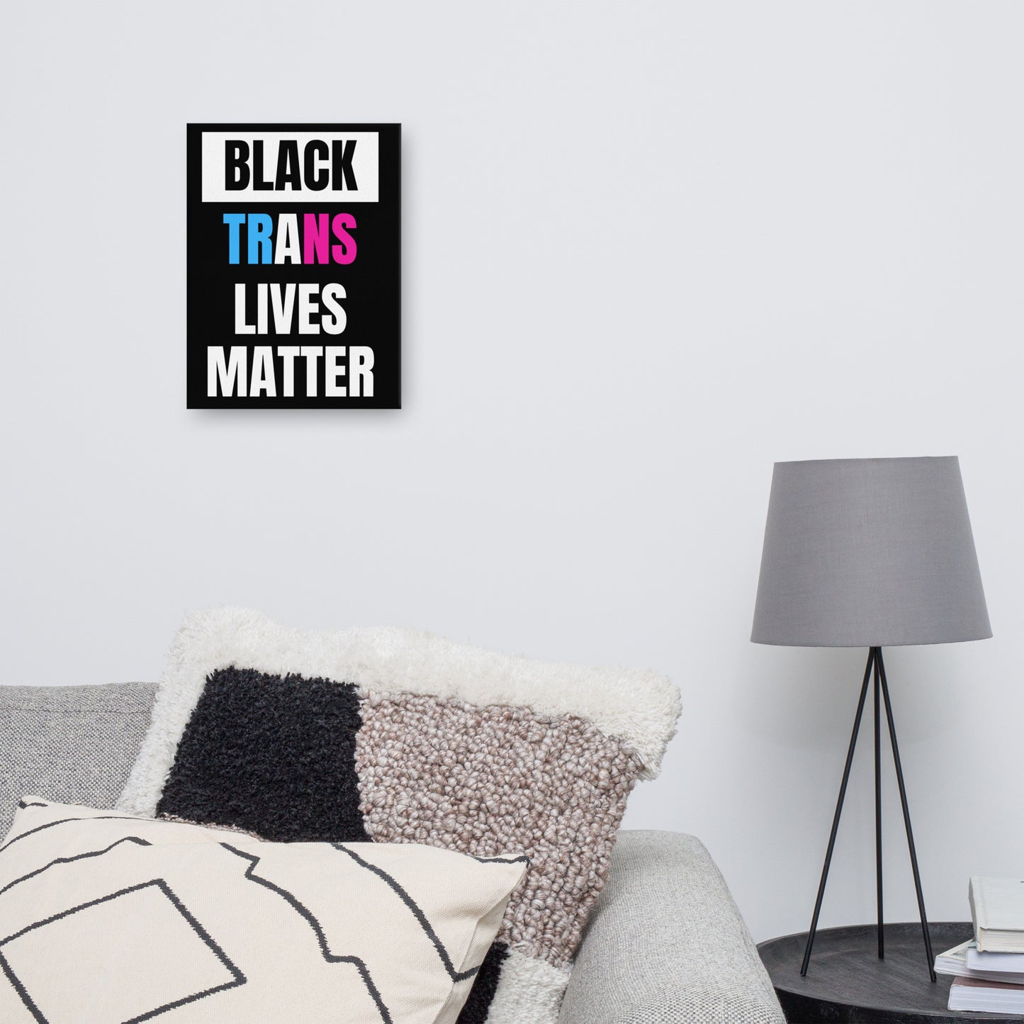 Black Trans Lives Matter Canvas
