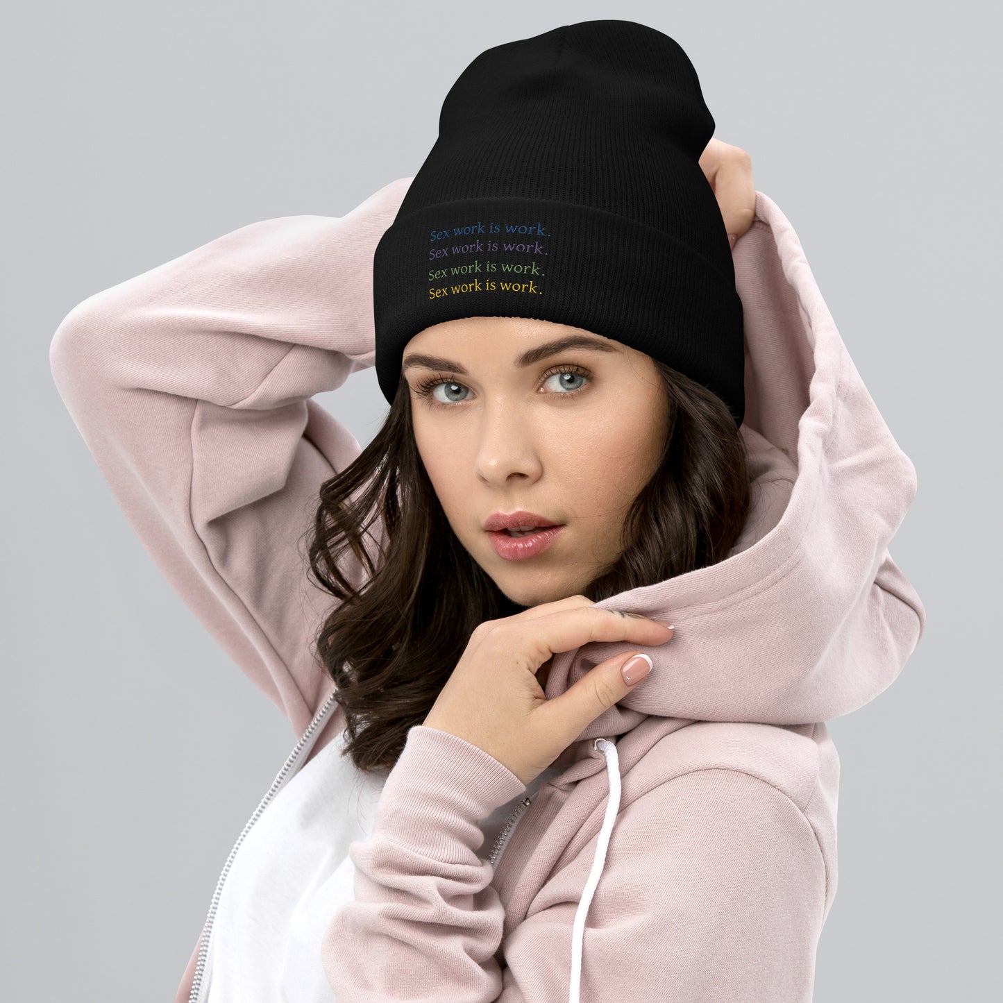 Sex Work is Work Beanie