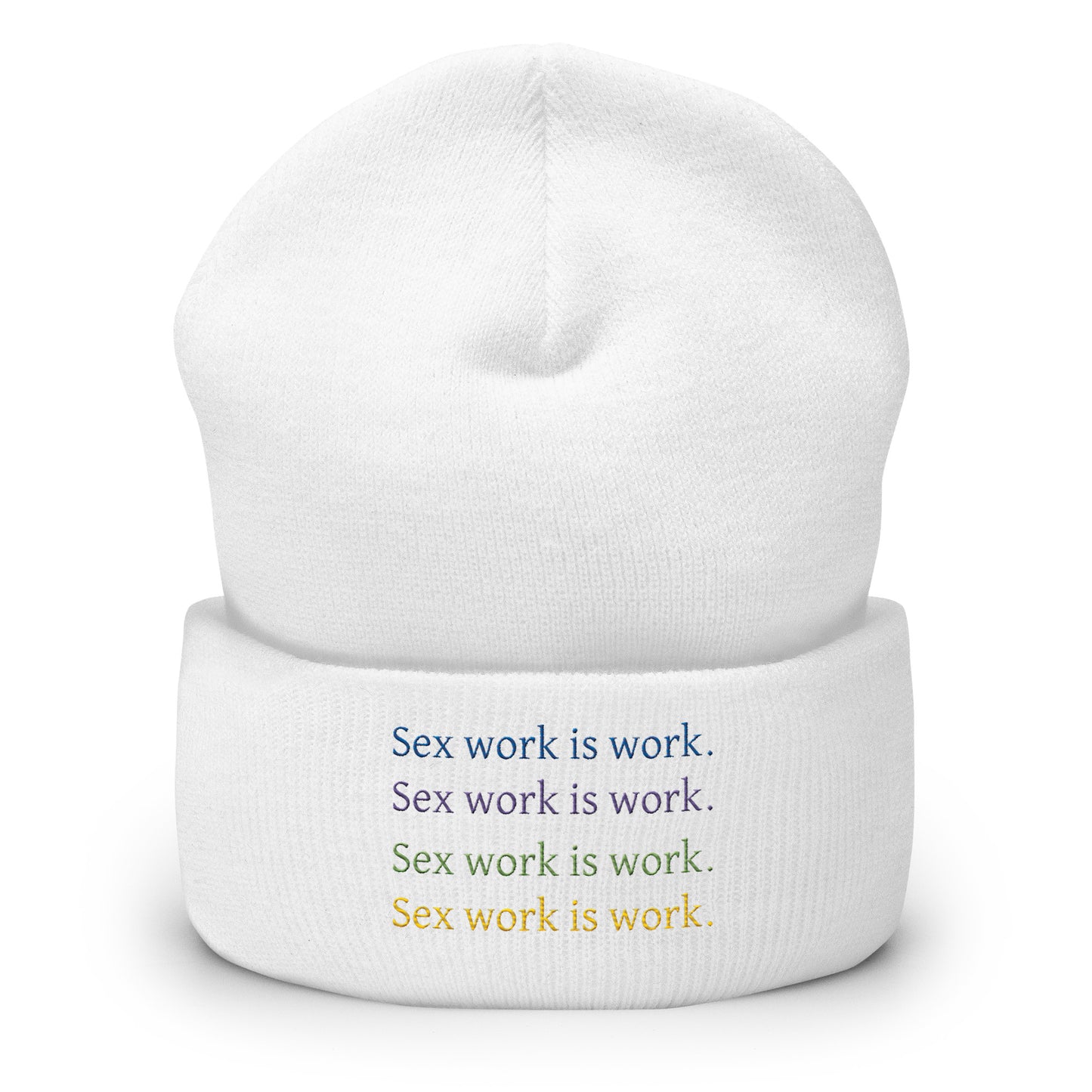 Sex Work is Work Beanie