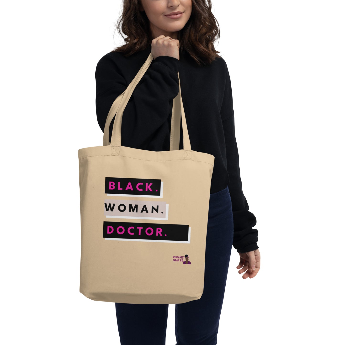 Black Woman Doctor Eco Tote
