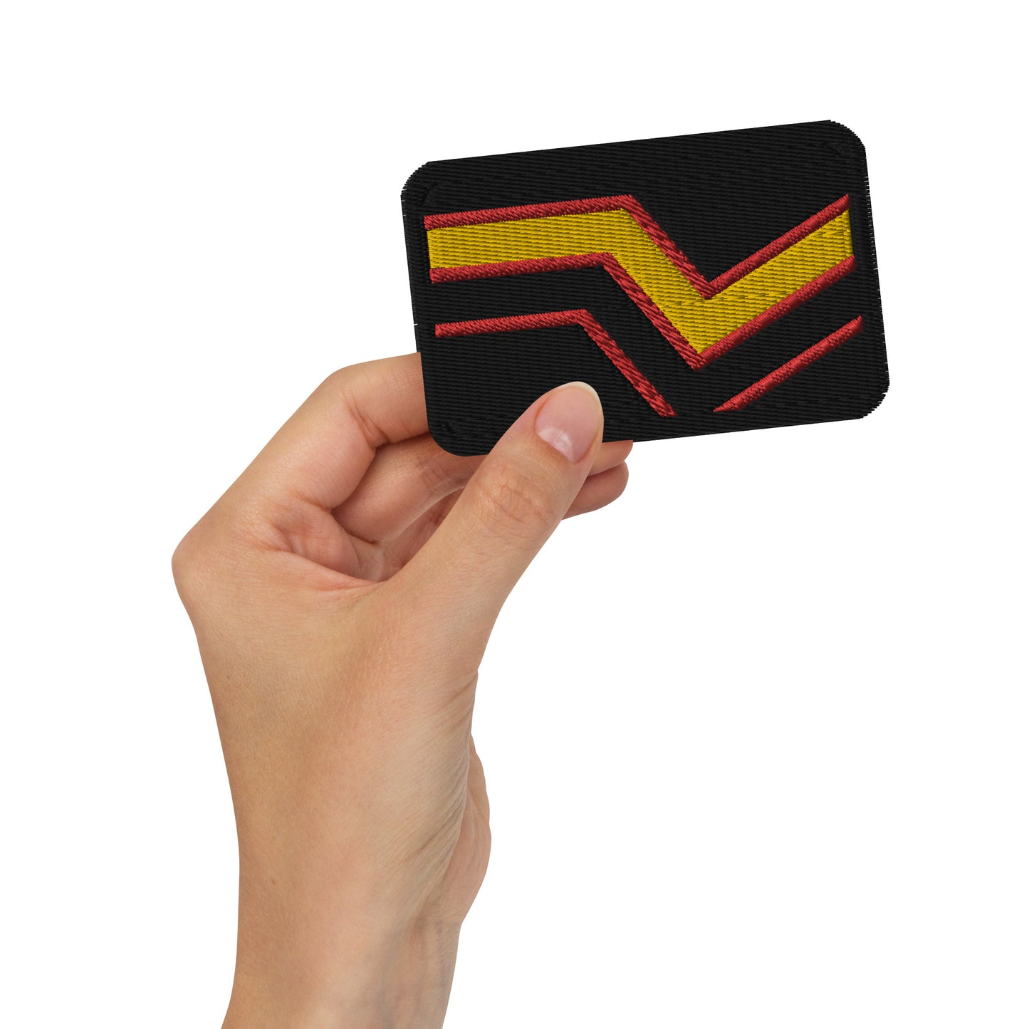 Rubber & Latex Flag Embroidered Patch