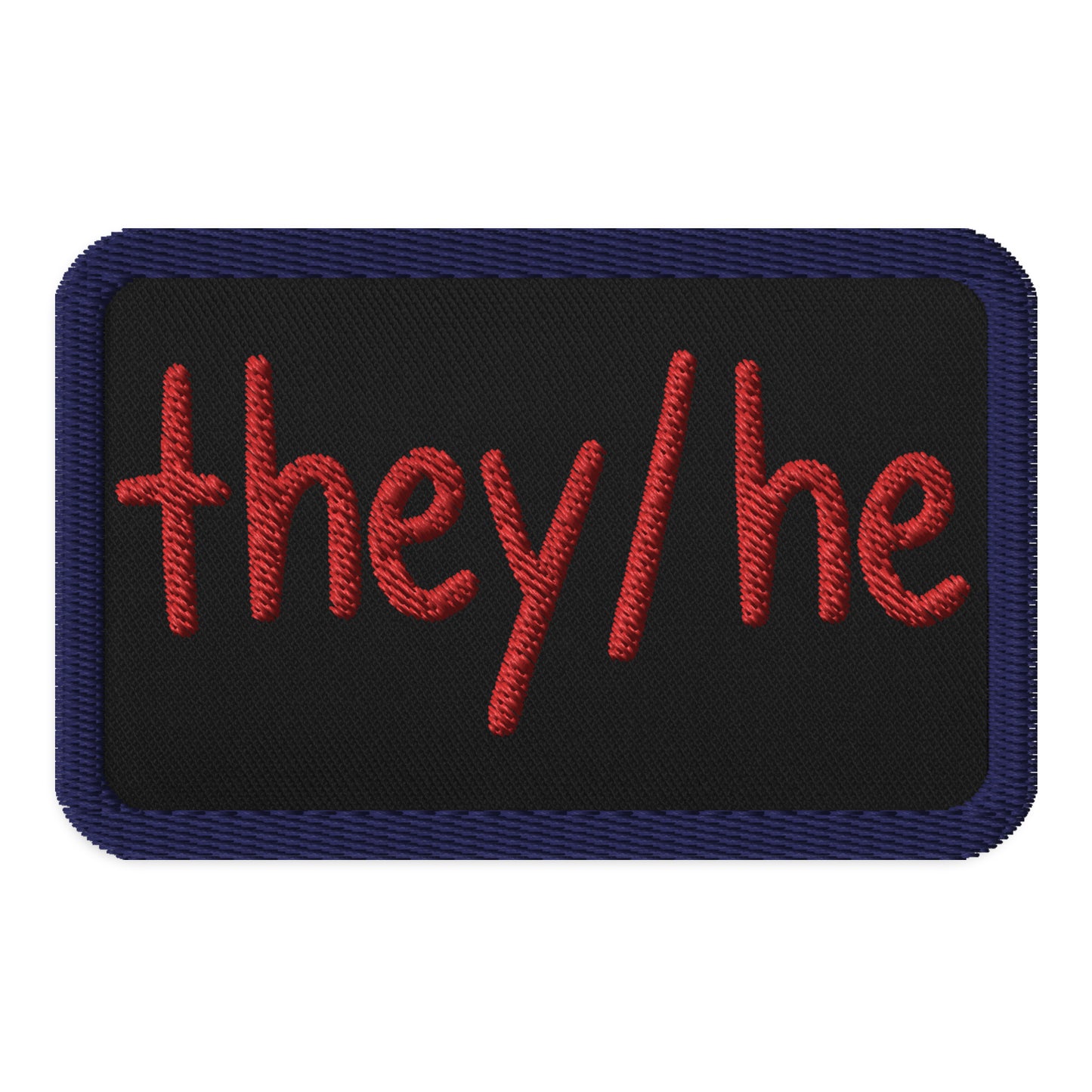 They/He Patch