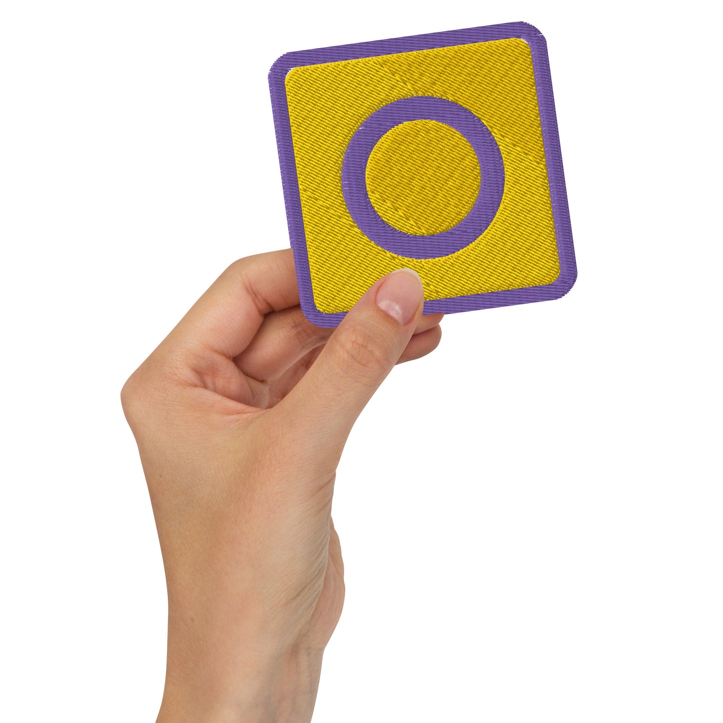 Intersex Flag Embroidered Patch