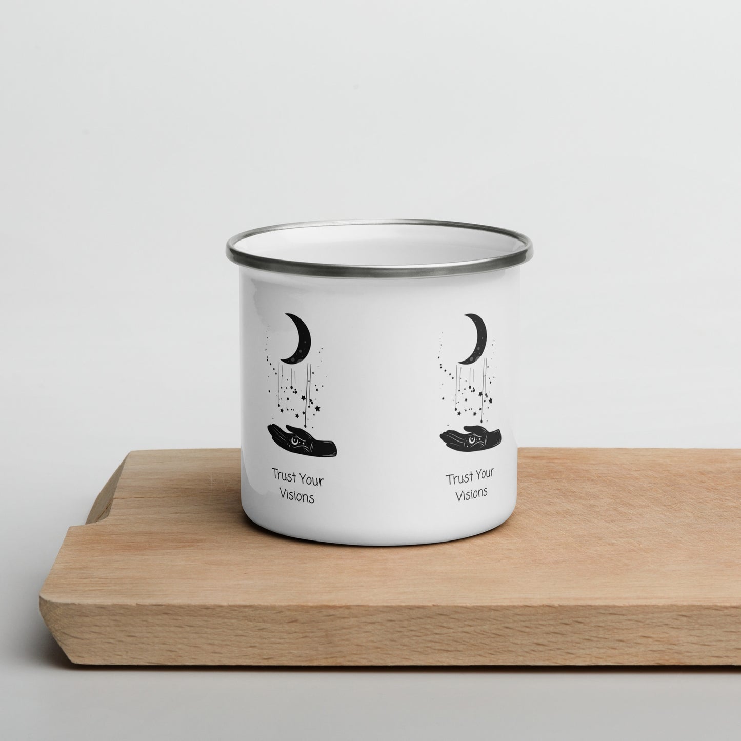 Trust Your Visions Enamel Mug