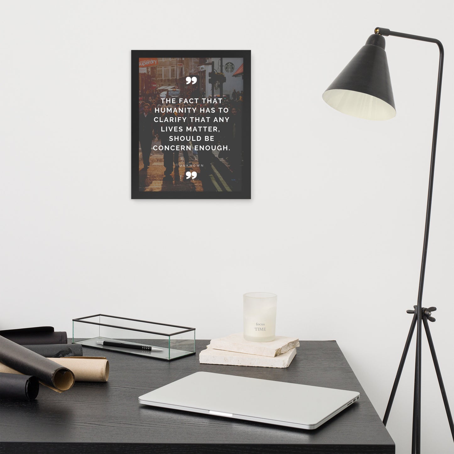 Concern Enough Framed Poster