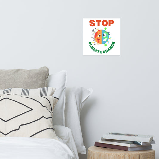 Stop Climate Change Poster