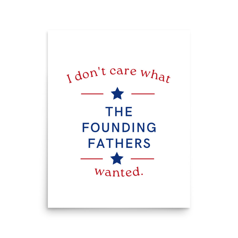 Founding Fathers Poster