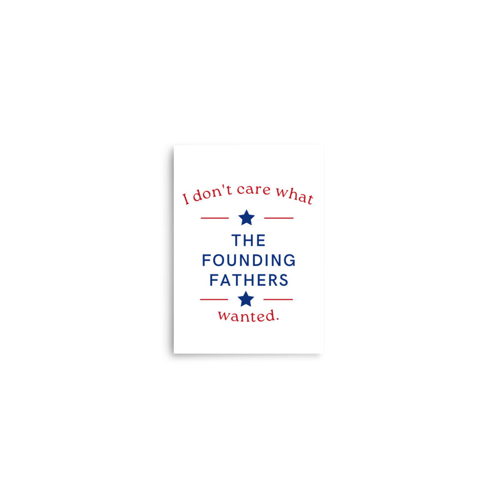 Founding Fathers Poster