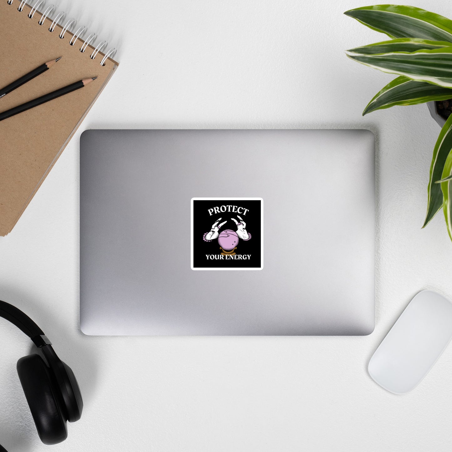 Protect your Energy Sticker (Black)