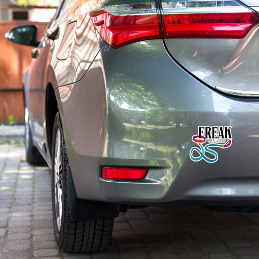Freak on a Leash Sticker