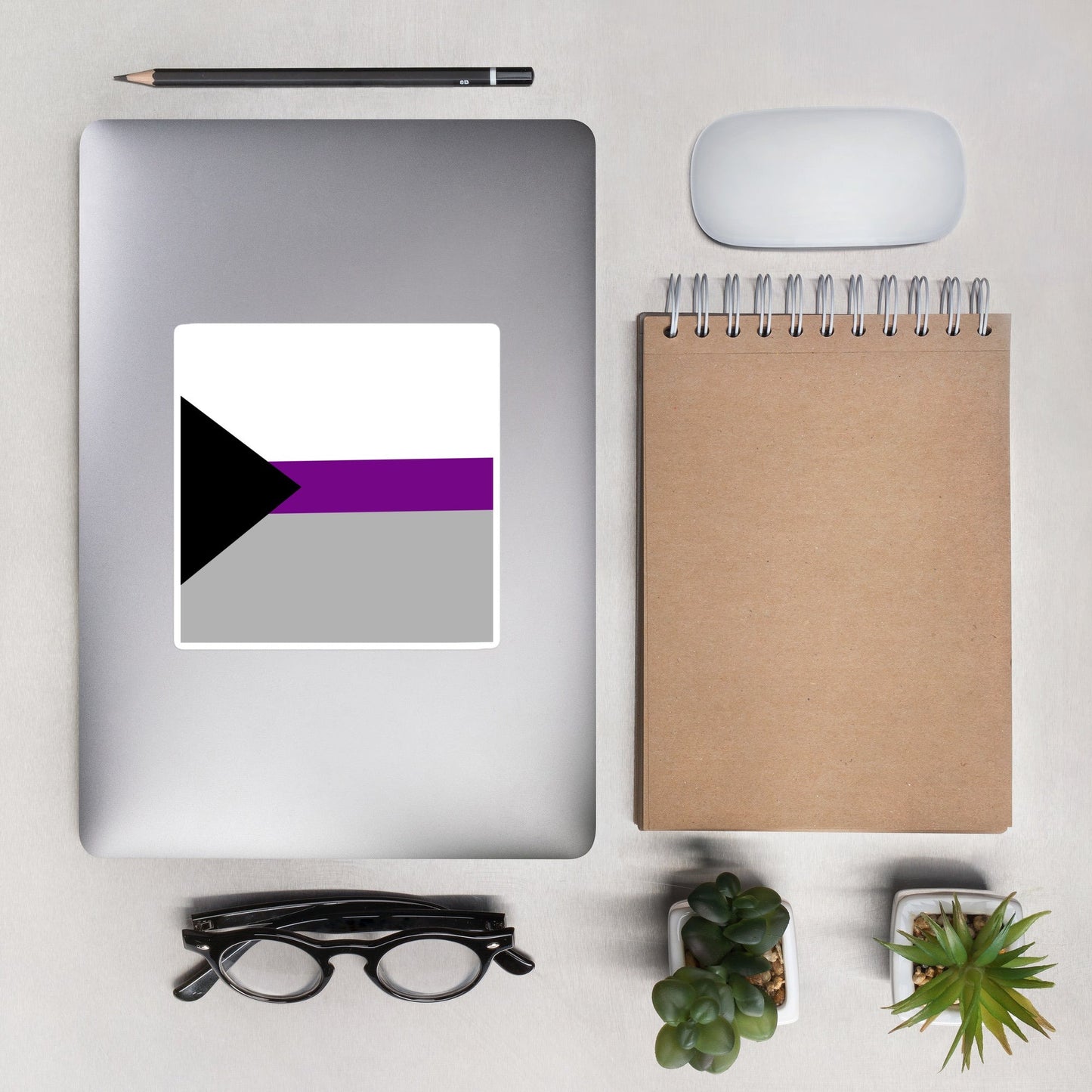 Demisexual Flag Sticker