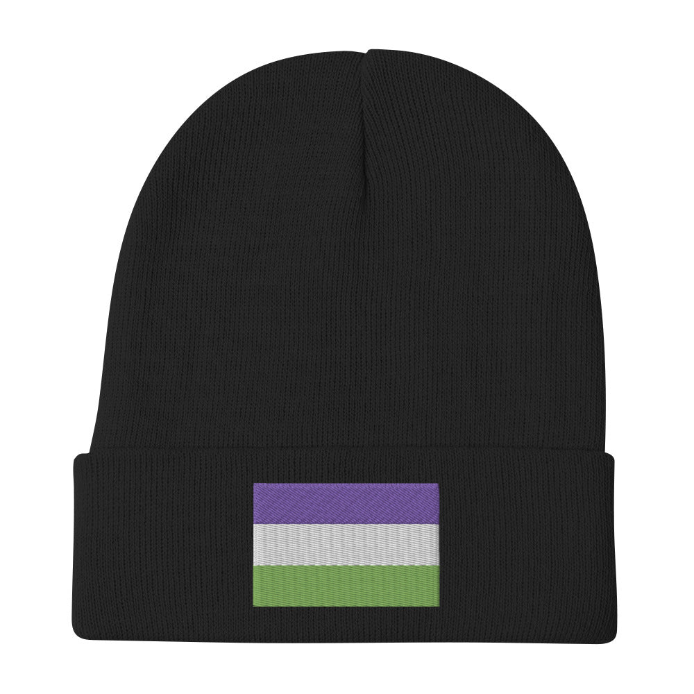 Genderqueer Flag Beanie