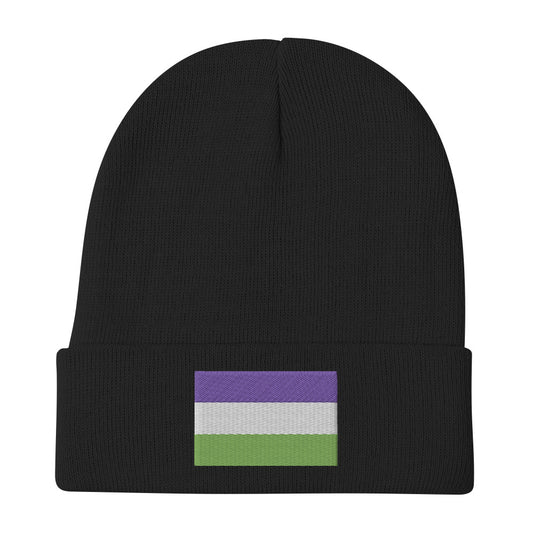 Genderqueer Flag Beanie