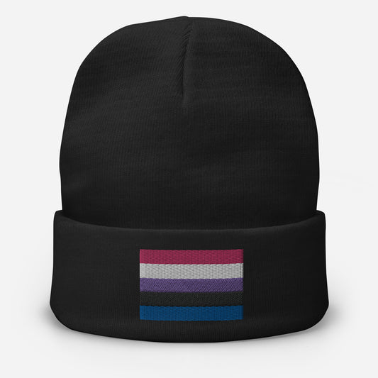Genderfluid Flag Beanie