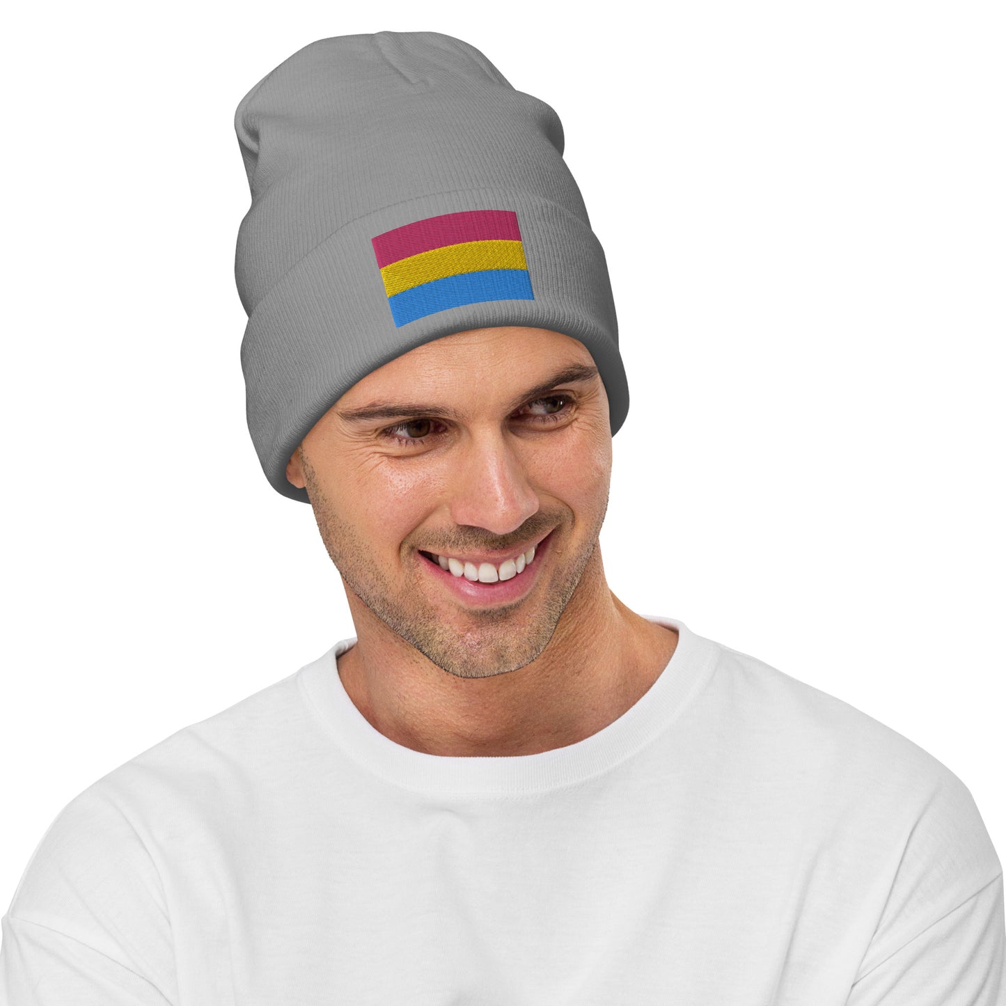 Pansexual Embroidery Beanie