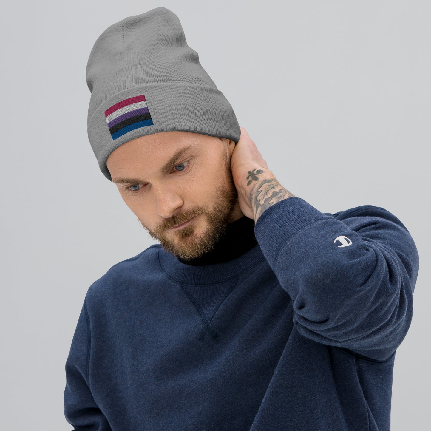 Genderfluid Flag Beanie