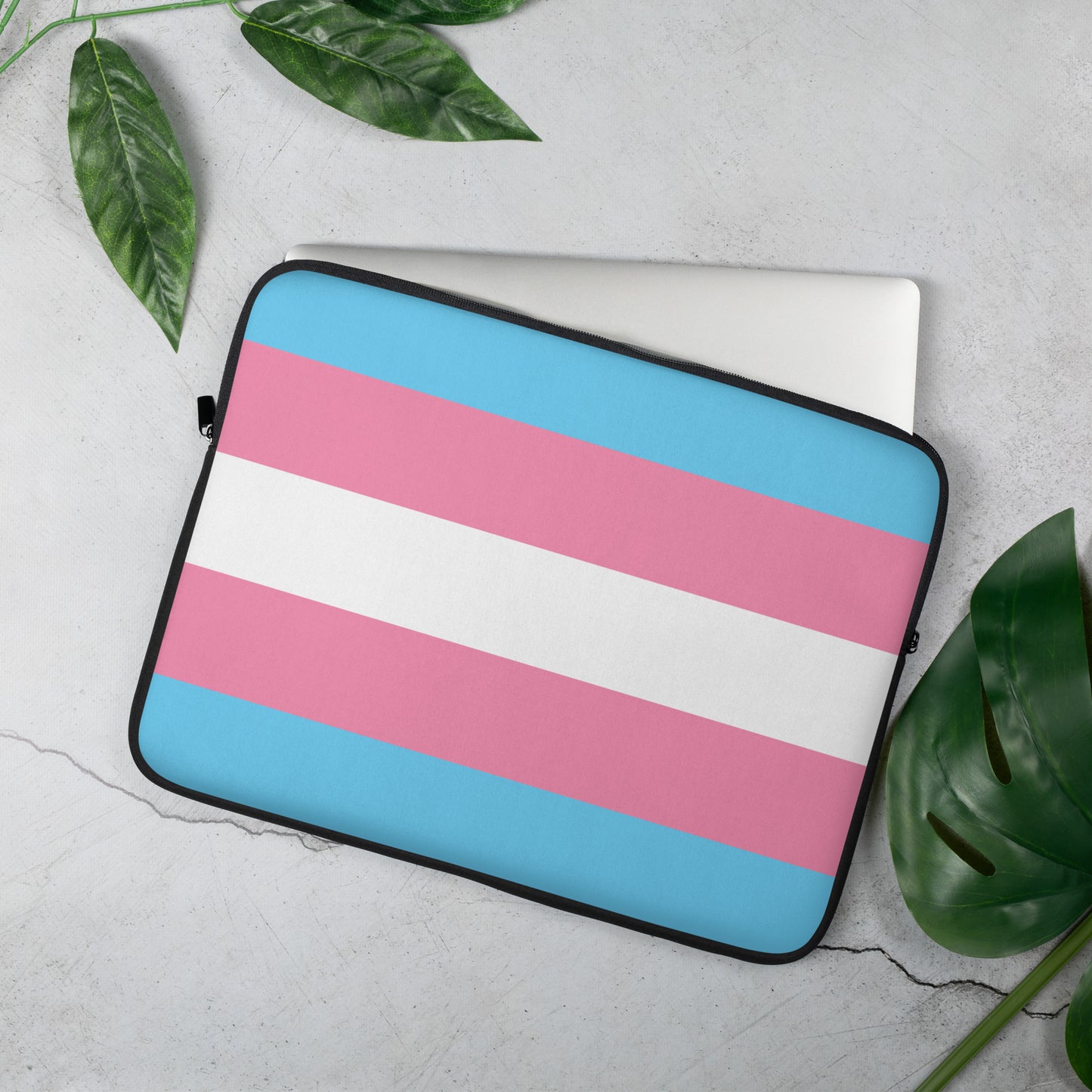 Trans Flag Laptop Sleeve