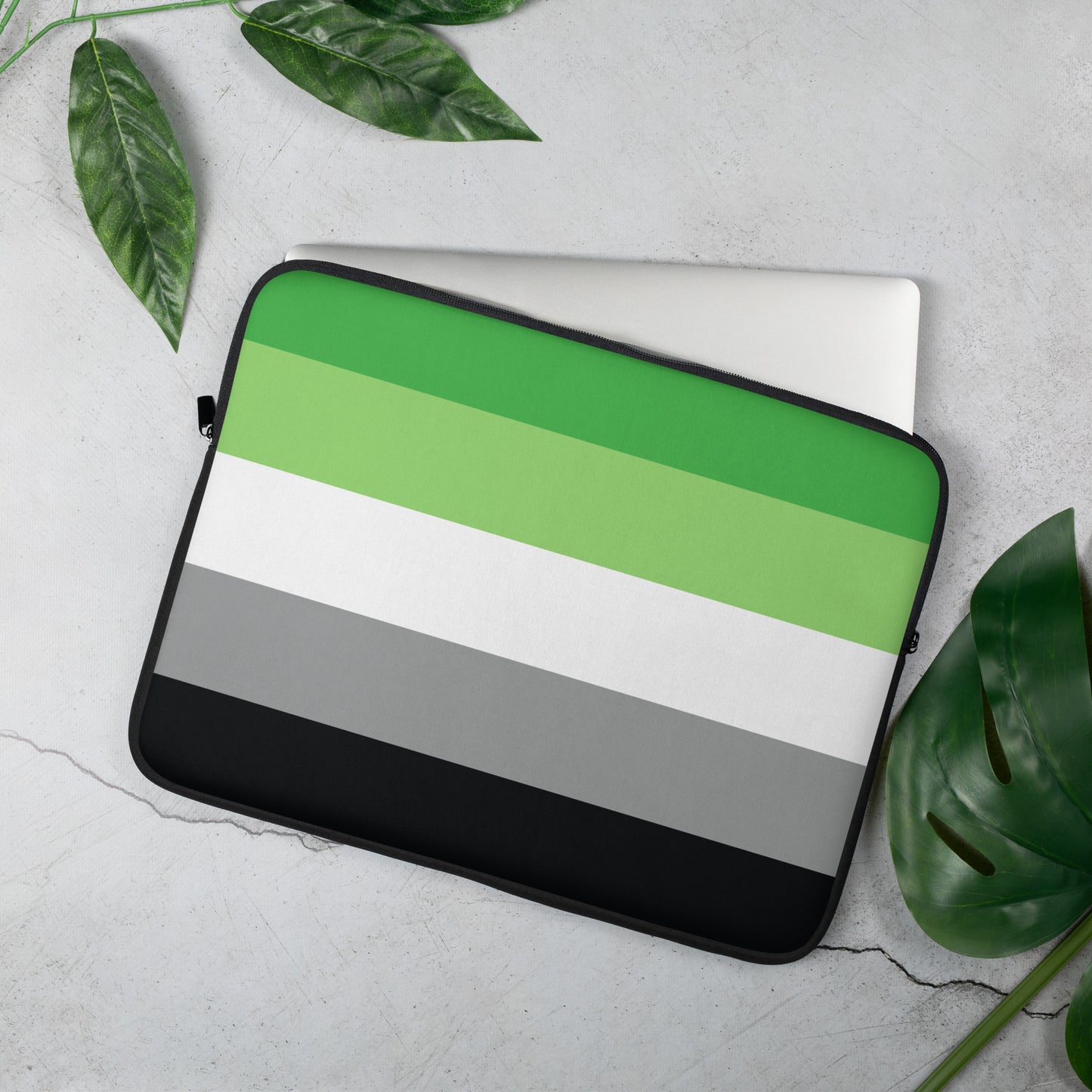 Aromantic Flag Laptop Sleeve
