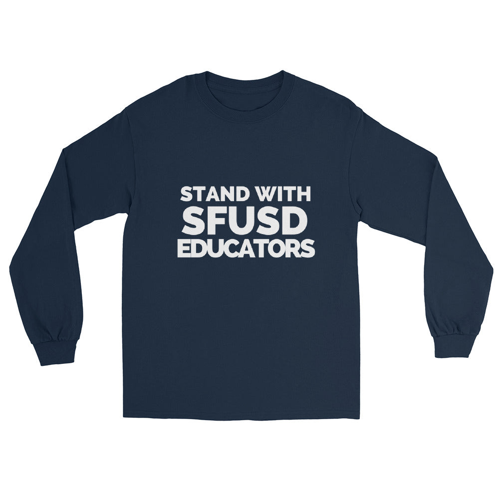Stand with SFUSD Educators Long-Sleeve Tee