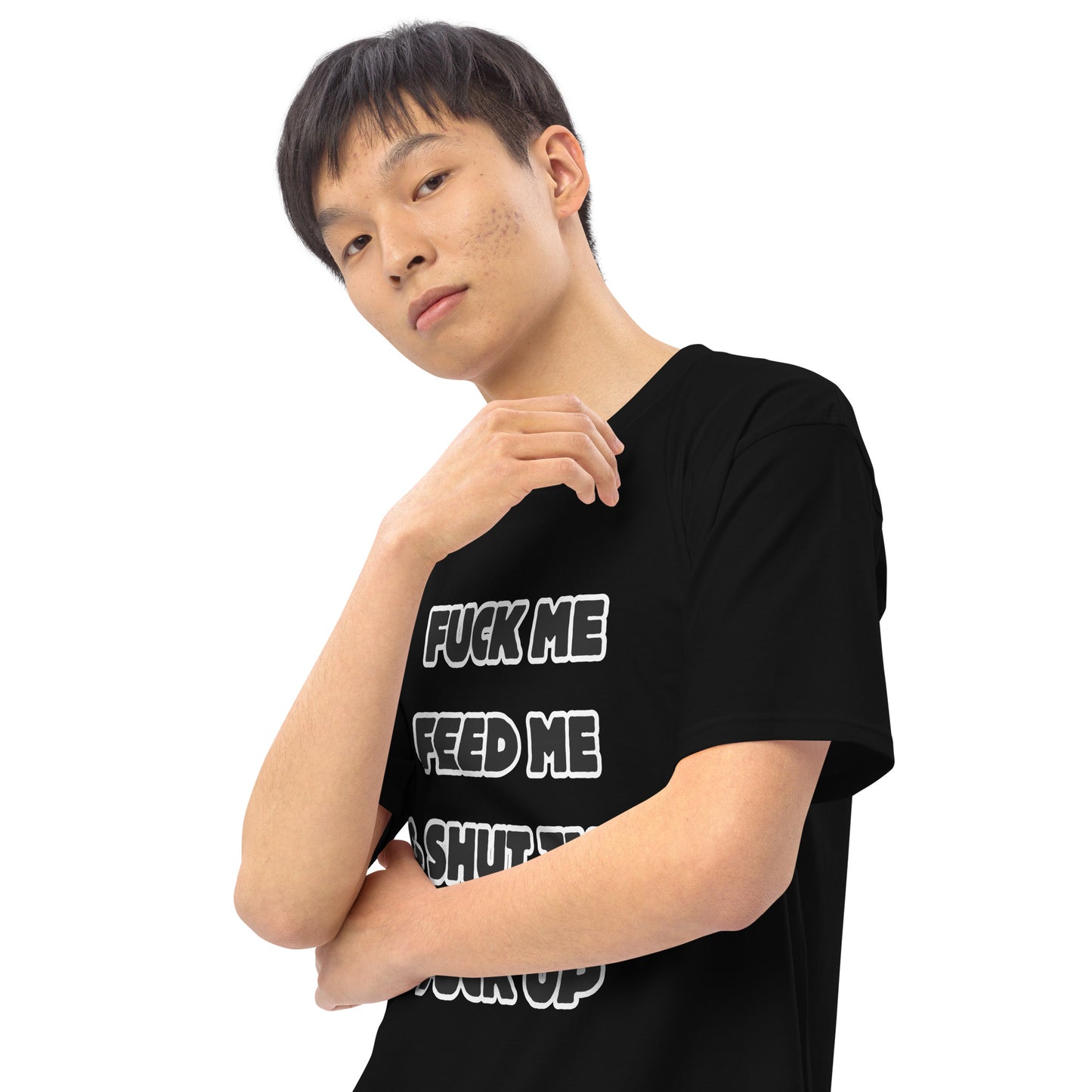 Fuck Me Feed Me & Shut the F Up tee