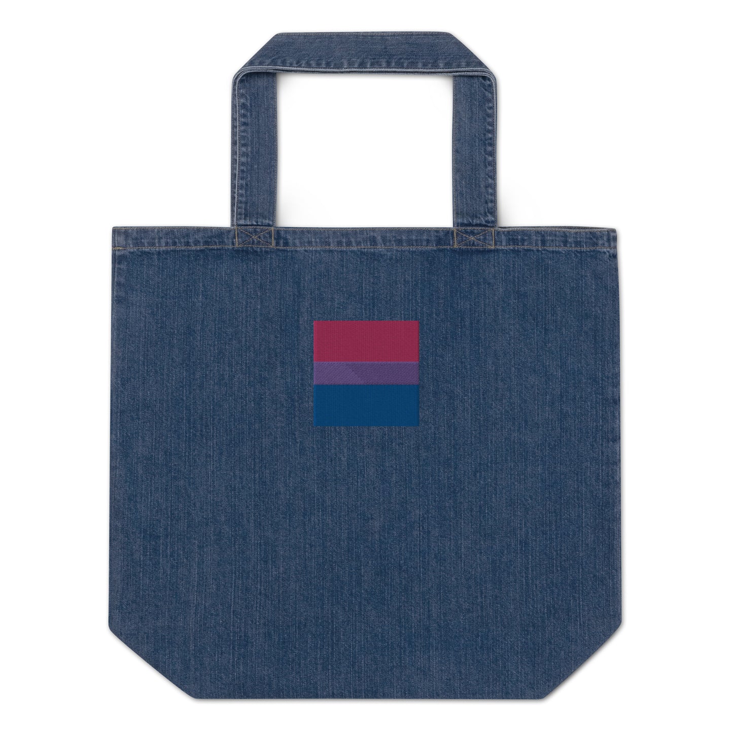 Bisexual Flag Denim Tote Bag