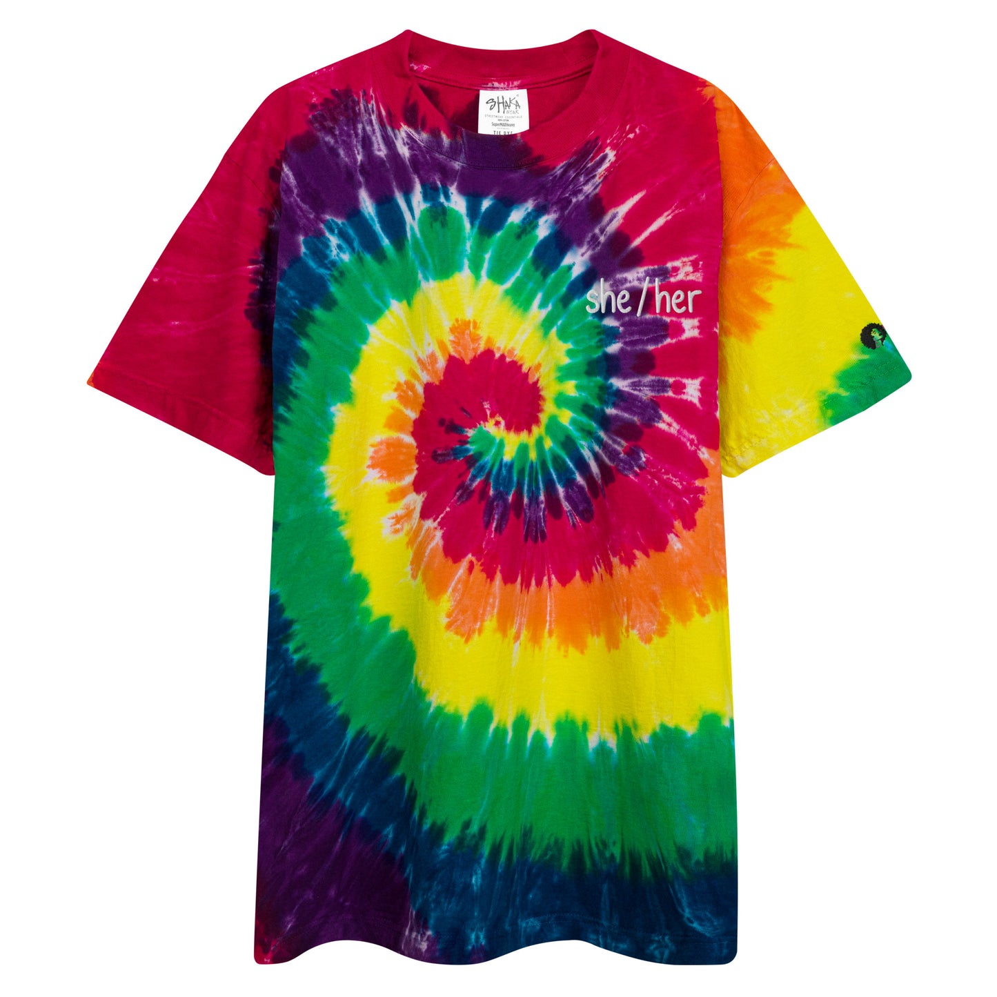 She/Her Tie-Dye T-Shirt