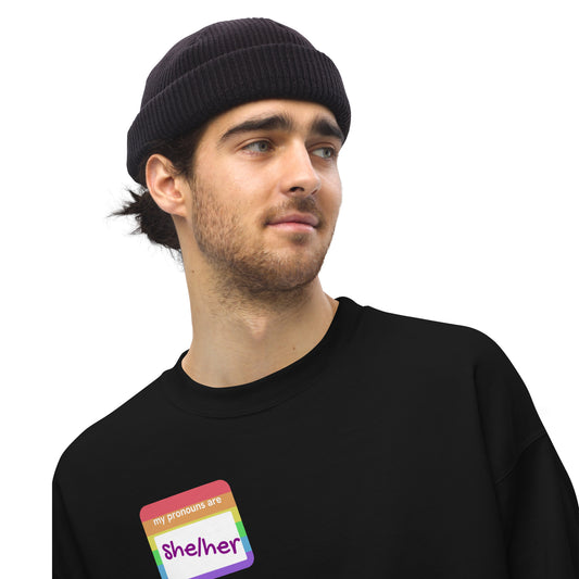She/Her Pronoun Tag Sweatshirt