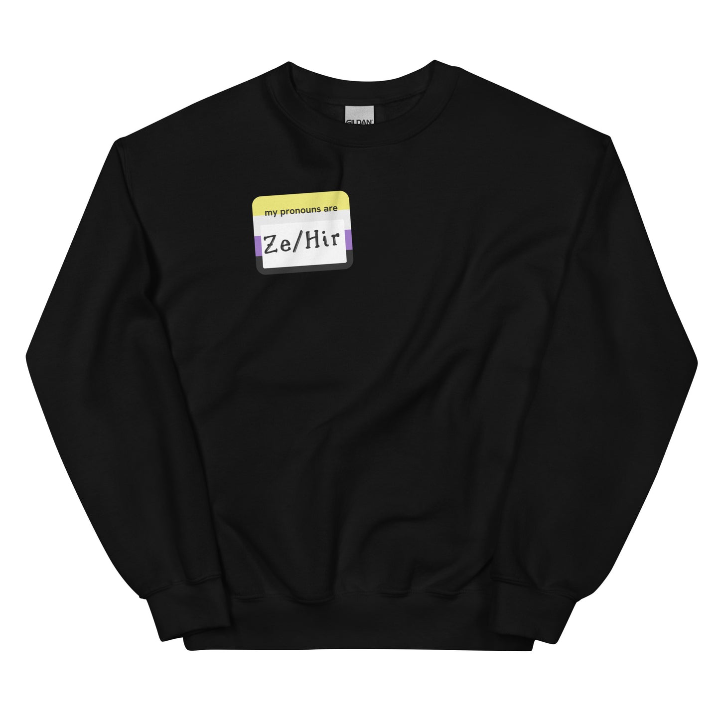 Ze/Hir Sweatshirt -GNC Flag