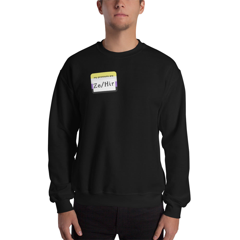 Ze/Hir Sweatshirt -GNC Flag