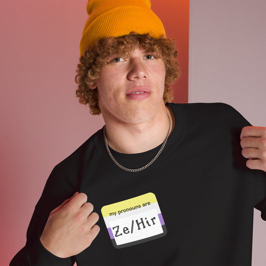 Ze/Hir Sweatshirt -GNC Flag