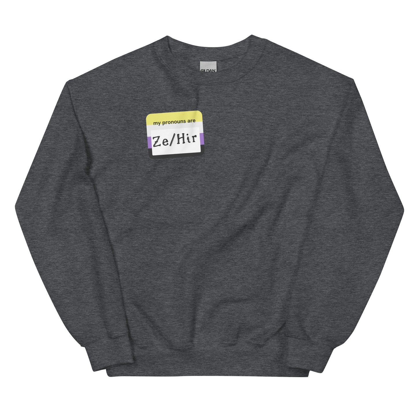 Ze/Hir Sweatshirt -GNC Flag