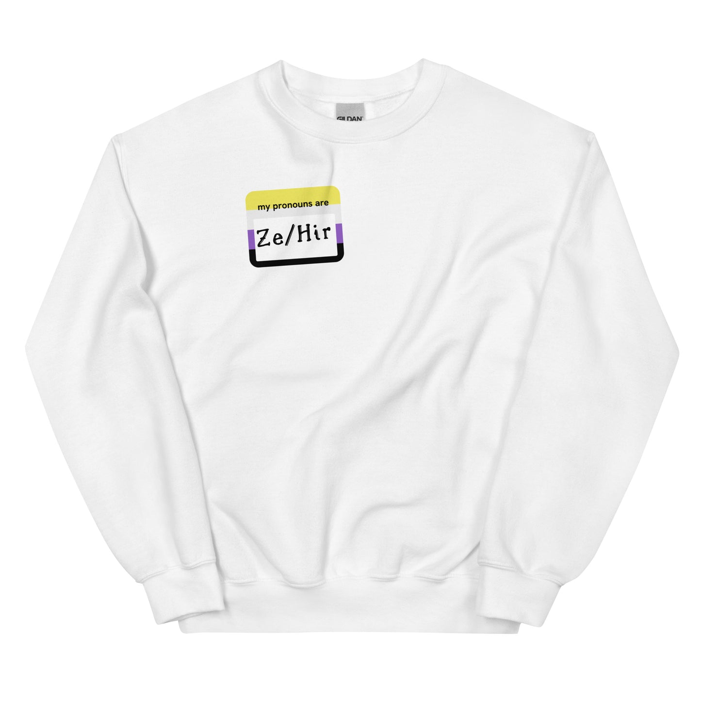 Ze/Hir Sweatshirt -GNC Flag
