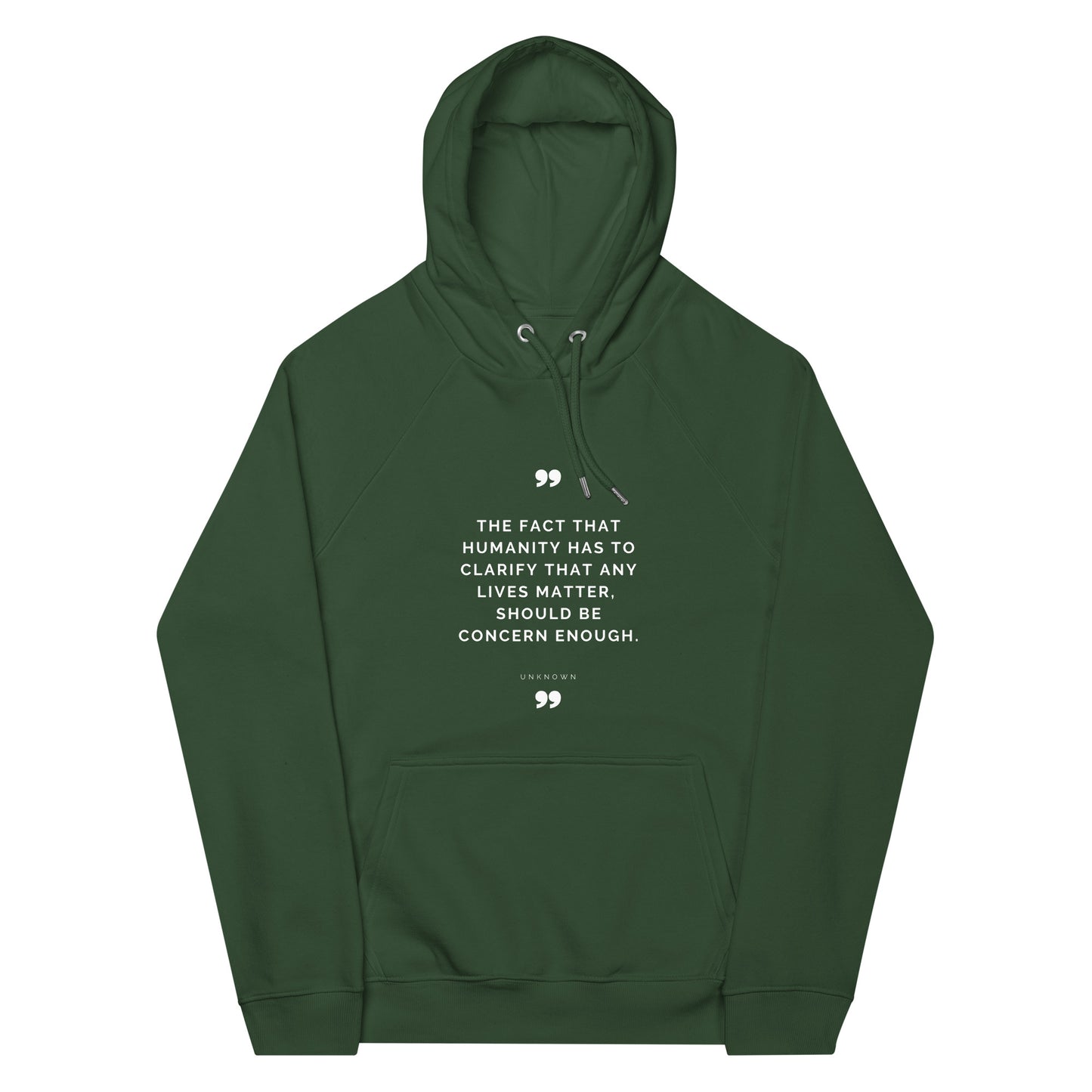 Concern Enough Eco Raglan Hoodie