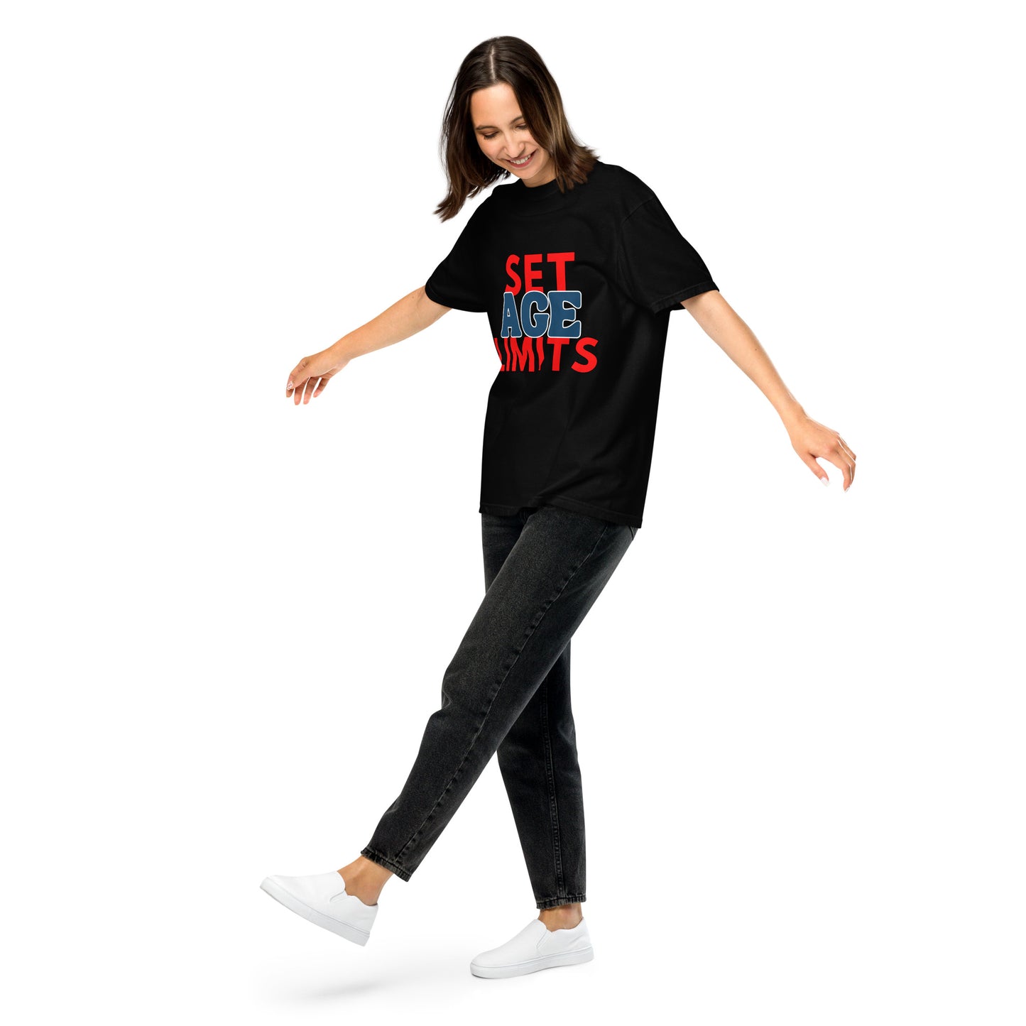 Set Age Limits Heavyweight T-Shirt