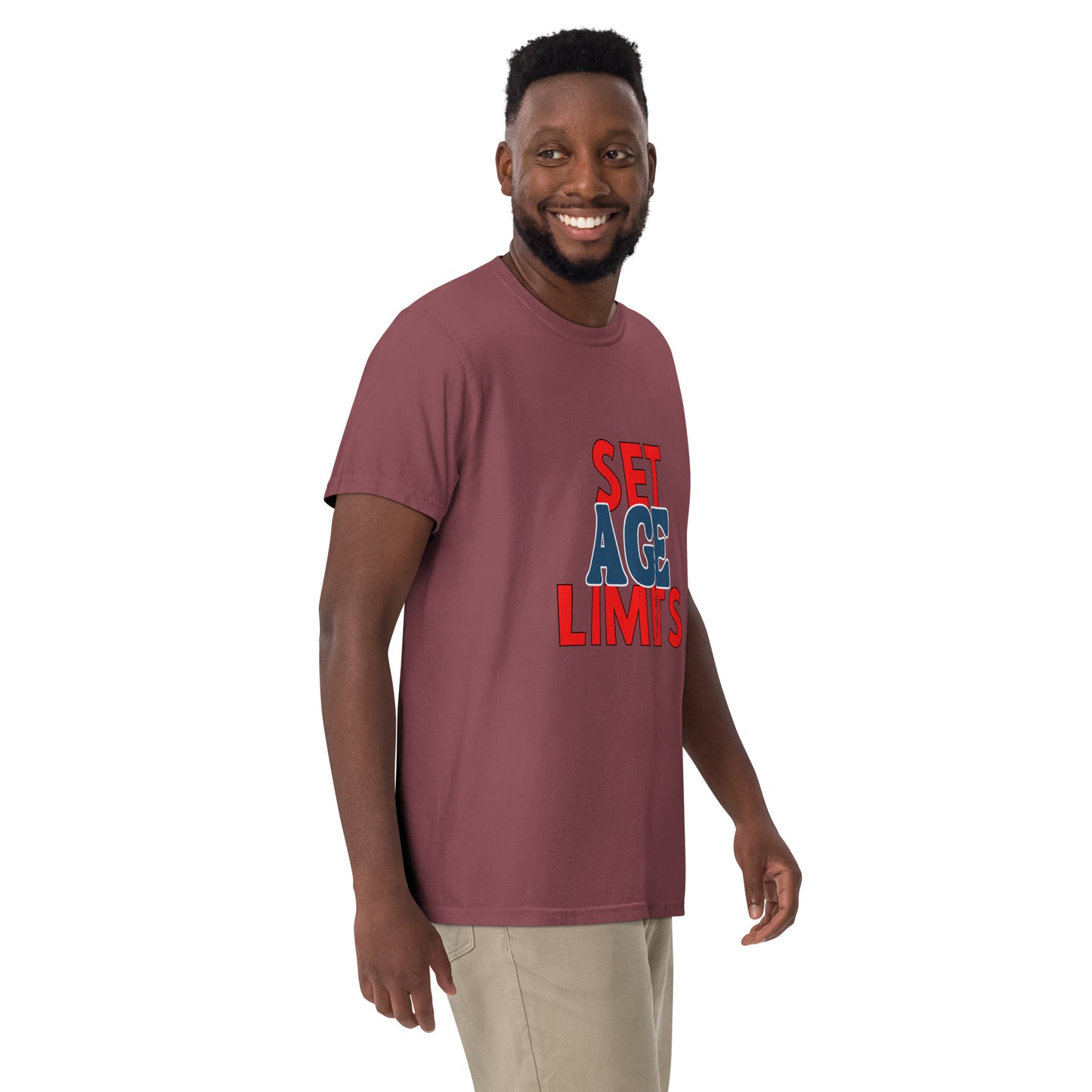 Set Age Limits Heavyweight T-Shirt