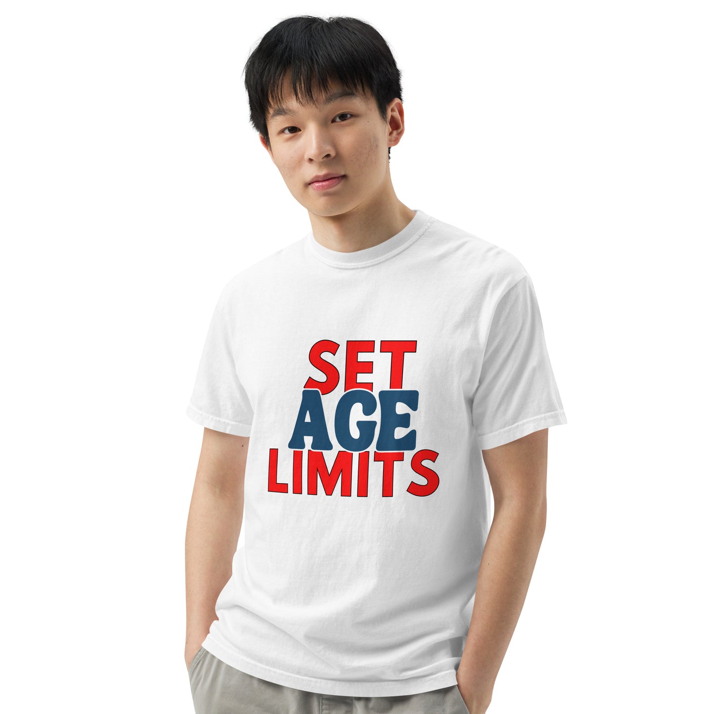 Set Age Limits Heavyweight T-Shirt