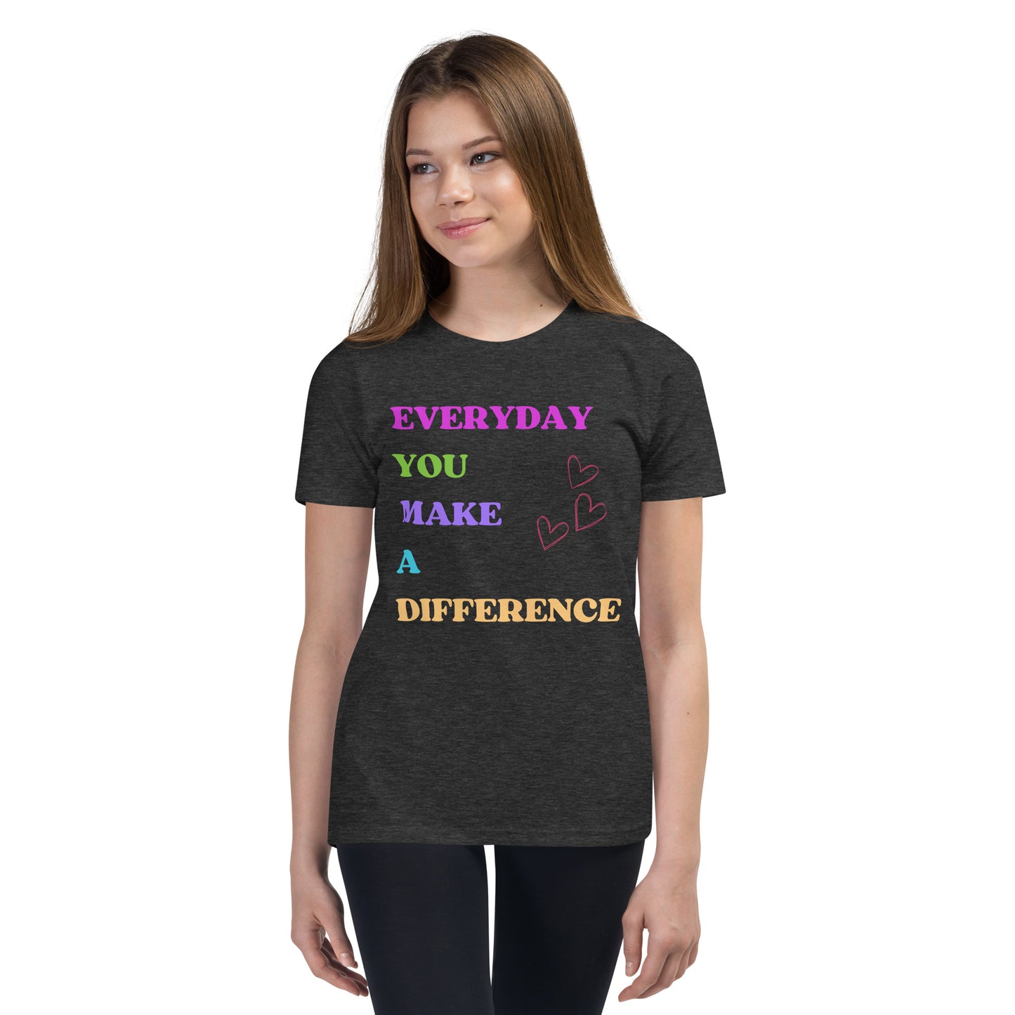 Everyday You Make A Difference Youth Tee