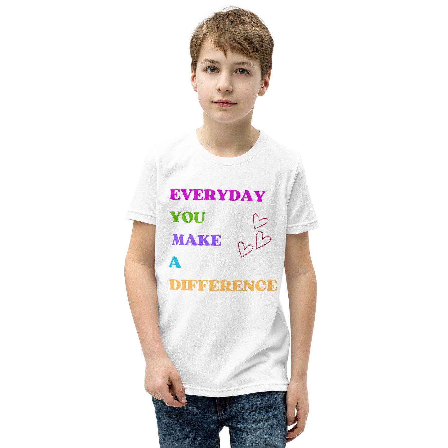Everyday You Make A Difference Youth Tee