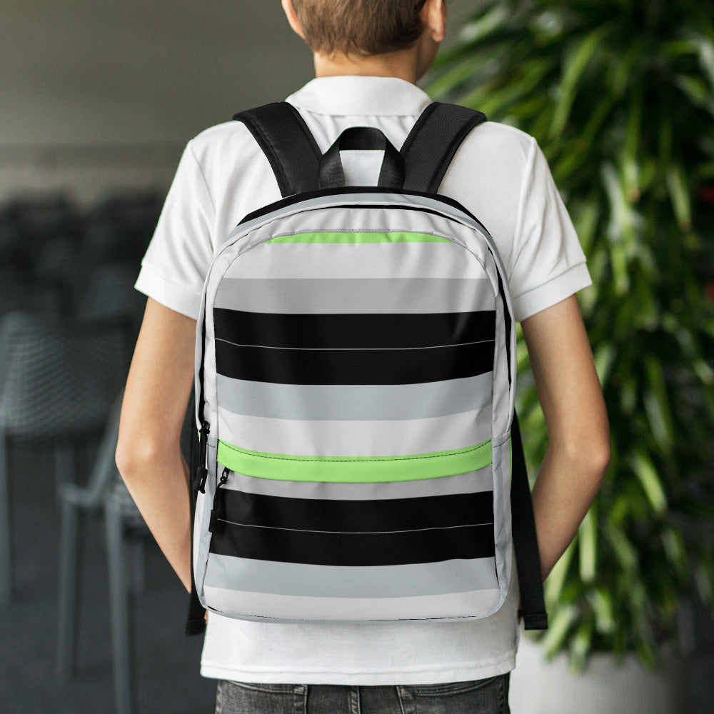 Agender Flag Backpack