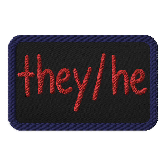 They/He Patch