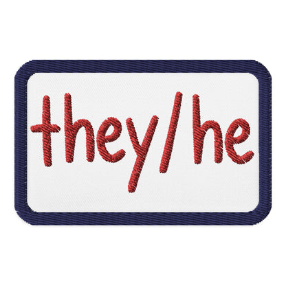 They/He Patch