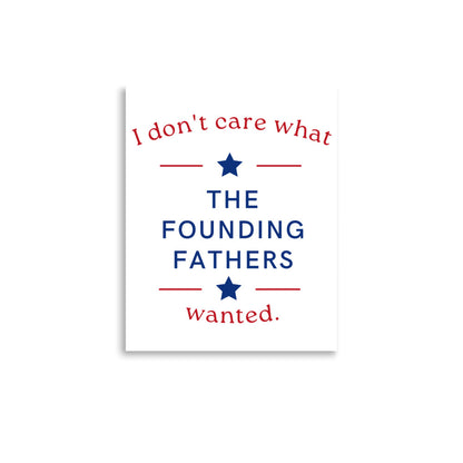 Founding Fathers Poster
